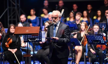 Xhaferi mori pjesë në manifestimin me rastin e themelimit të Ansamblit muzikor Tetovë