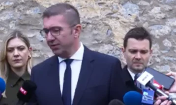 Изјава на лидерот на ВМРО-ДПМНЕ Христијан Мицкоски (во живо)