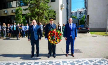 Тасевски: Денот на полицијата е  симбол на пожртвуваноста, одговорноста и храброста