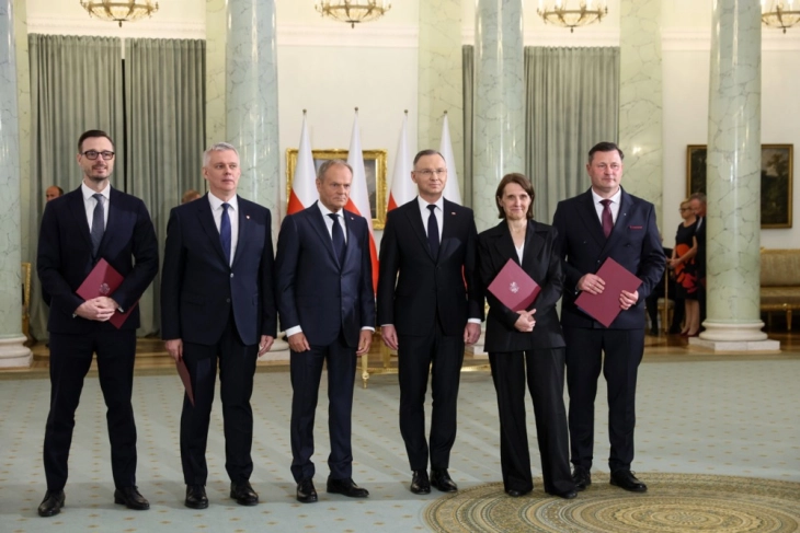 Четворица нови полски министри положија заклетва