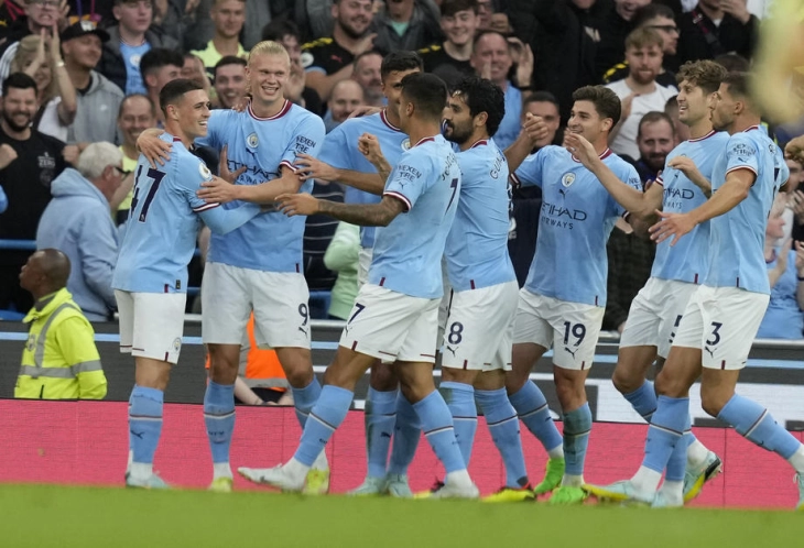 Haaland double puts Manchester City in control of title destiny