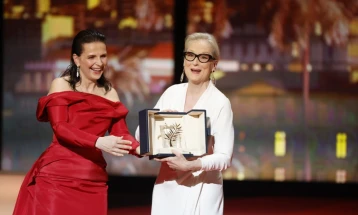 Meryl Streep takes honorary Palme d'Or at Cannes 2024