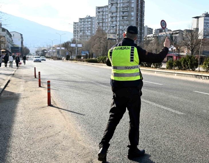 Në Shkup sanksionohen 108 shoferë