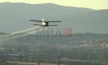 Во Скопје викeндов авионската дезинсекција против комарци