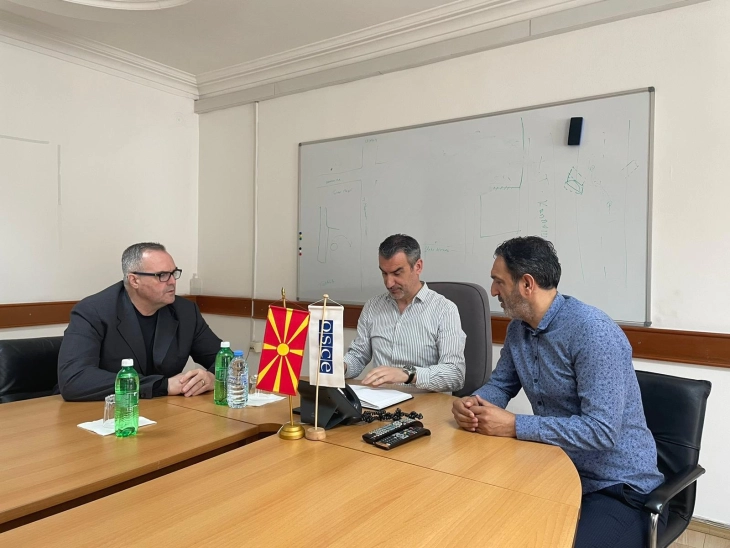 Средба на раководството на СВР Скопје со претставниците на мисијата на ОБСЕ