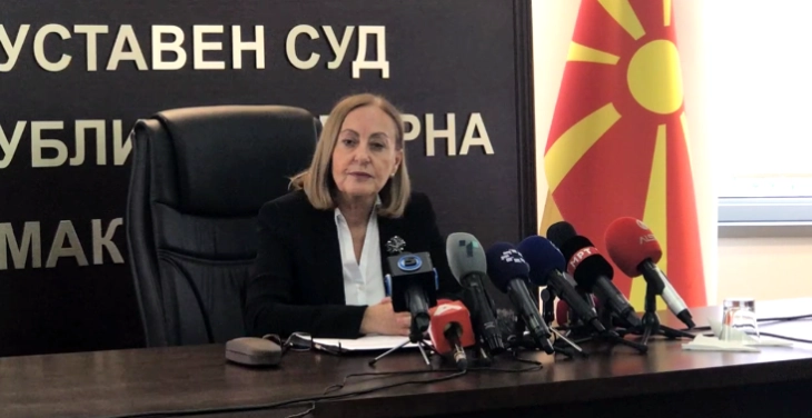 Вербални закани кон претседателката на Уставниот суд Добрила Кацарска, случајот пријавен во полиција