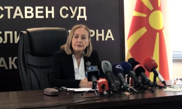 Вербални закани кон претседателката на Уставниот суд Добрила Кацарска, случајот пријавен во полиција