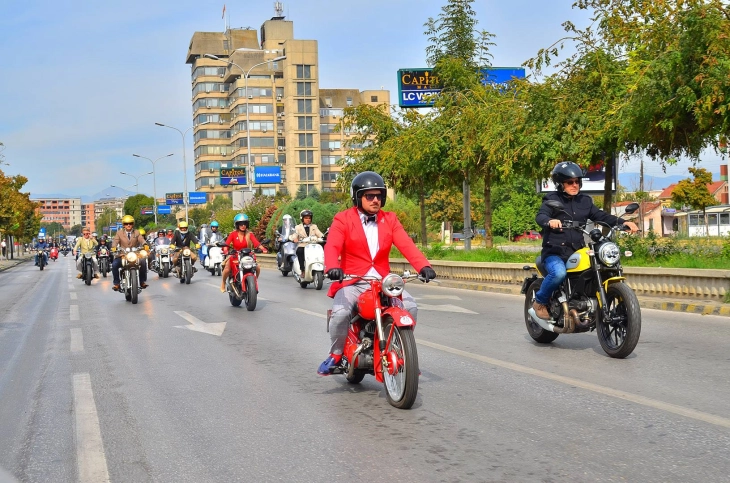 The Distinguished Gentleman's Ride in Skopje to raise awareness of men's health