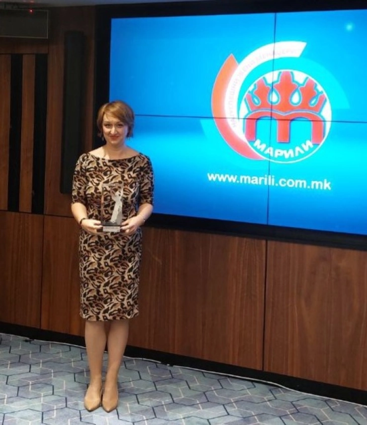 Георгиева-Јовевска избрана за една од најуспешните жени менаџерки во земјата