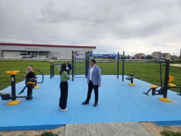 Теретана на отворено за прв пат во општина Илинден