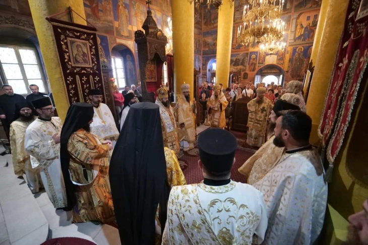 Света литургија и чествување на Свети Јоаким Крчовски во Крива Паланка 