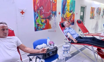 Педесет и осум крвни единици обезбедени во крводарителска акција во Кавадарци 