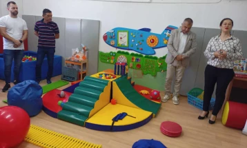 Во ОУ „Маца Овчарова“ во Велес отворена сензорна соба по најсовремени стандарди