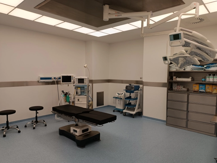 Renovated operating room at Orthopedic Diseases Clinic put to use