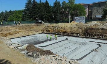 Почна изградба на објект на училиштето „Сами Фрашери“ во Куманово