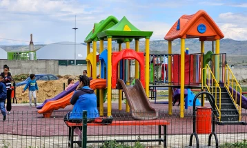 Во Градско отворено ново детско игралиште