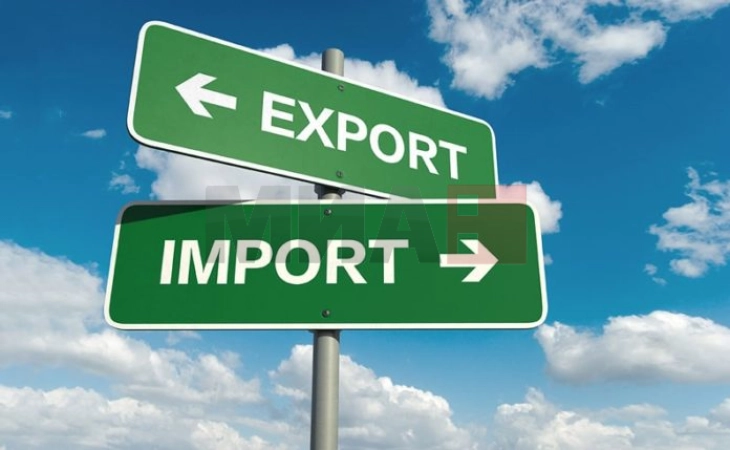 Në vitin 2022 rreth gjysma e eksporteve dhe importeve të përgjithshme është bërë nga 50 ndërmarrjet kryesore