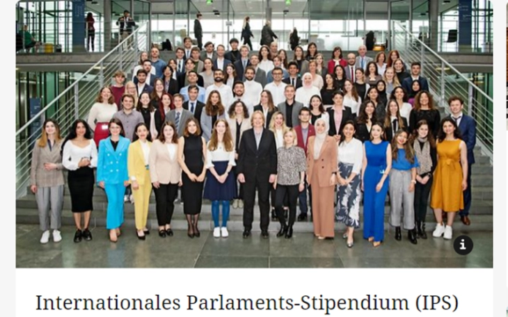 Меѓународна парламентарна стипендија на германскиот Бундестаг за 2025