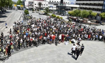 Велосипедска парада во Кавадарци 