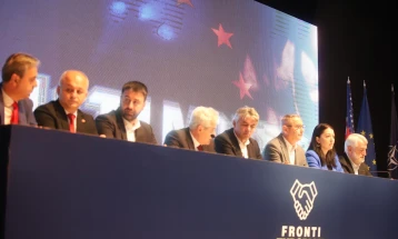 Европскиот фронт усвои политичка декларација за етничкиот легитимитет што произлегува од изборите