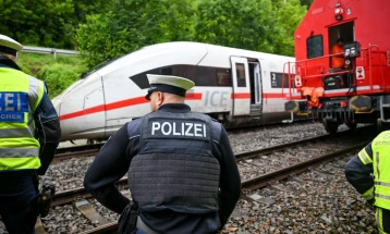 German long-distance train with 185 on board derails after landslide