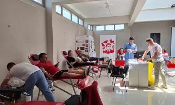 Во Велес во крводарителска акција собрани 63 единици крв