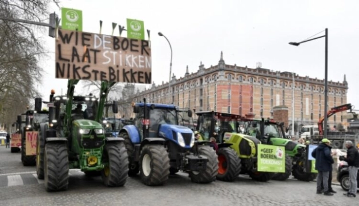Protesta të reja të bujqve evropianë në Bruksel