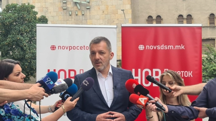 Despotovski says he'll run for SDSM leader in symbolic announcement in front of Museum of City of Skopje