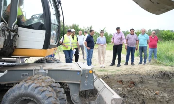 Општина Илинден отпочна со изградба на фекална канализација за дел од Кадино