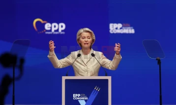 Европската народна партија гласаше за поддршка на Фон дер Лајен за втор мандат во ЕК, резултатите подоцна