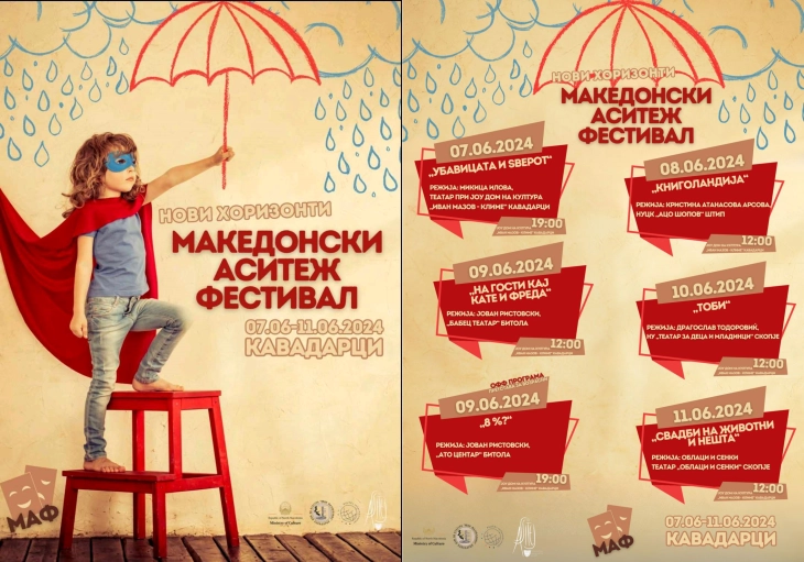 Прв македонски фестивал со детски театарски претстави во Кавадарци