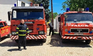 Во Желино почна да функционира дисперзираната единица на тетовската пожарна