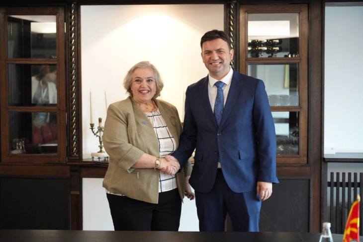 FM Osmani meets Greek Deputy FM Papadopoulou