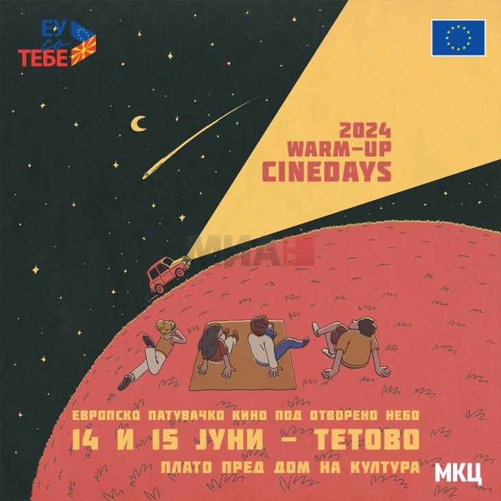 Во Тетово почнува Европското патувачко кино под отворено небо