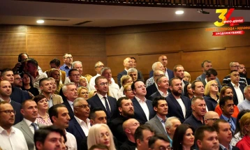 Мицкоски на одбележување на годишнината од создавањето на ВМРО-ДПМНЕ: Партијата е обединета, силна и останува партија на народот