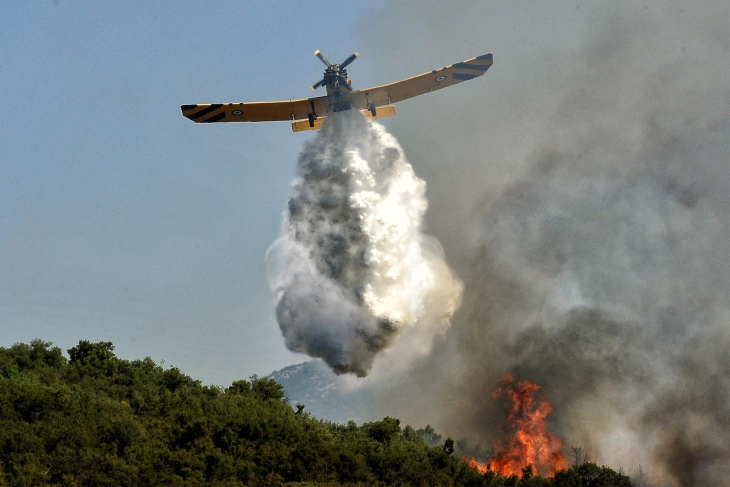 Gjatë valës së të nxehtit katërditor në Greqi kanë shpërthyer rreth 200 zjarre