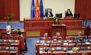 Commemorative session in Parliament over passing of first speaker Andov