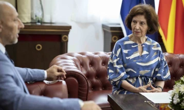 President Siljanovska Davkova meets BiH Ambassador Jaćimović