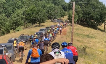 Прва планинска велосипедска трка „Манданата 2024“ се возеше на Осоговските Планини