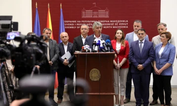 Изјава на Зијадин Села од Алијанса на Албанците од коалицијата Европски фронт (во живо)