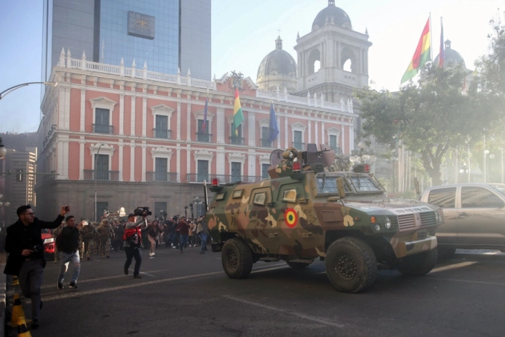 Обидот за воен удар во Боливија заврши со апсење на неговиот организатор
