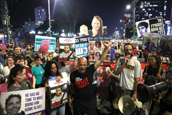 Антивладини протести во Израел,  демонстрантите бараат да се прифати договорот за прекин на огнот