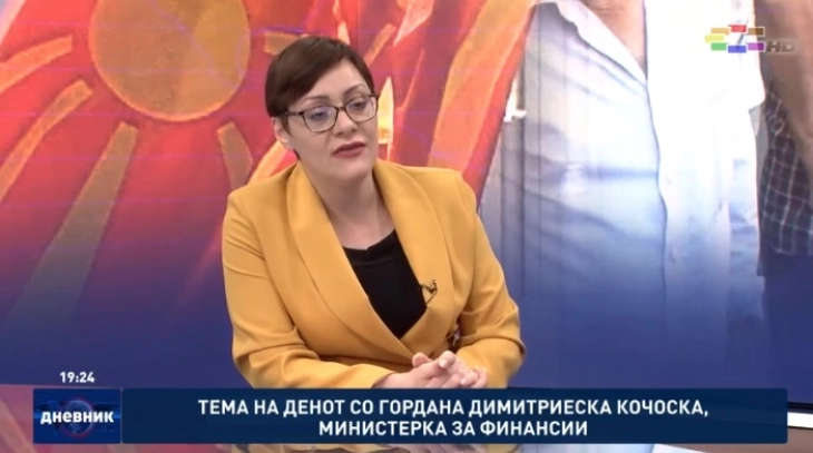 Dimitrieska-Kochoska: Budget revision to provide additional EUR 80 million for increased pensions 