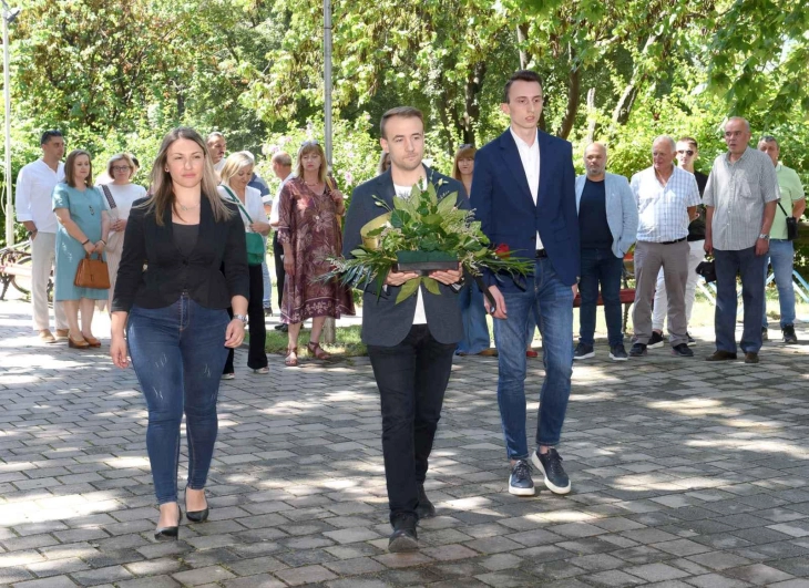 Одбележана 103-годишнината од смртта на Ѓорче Петров во скопската општина која го носи неговото име
