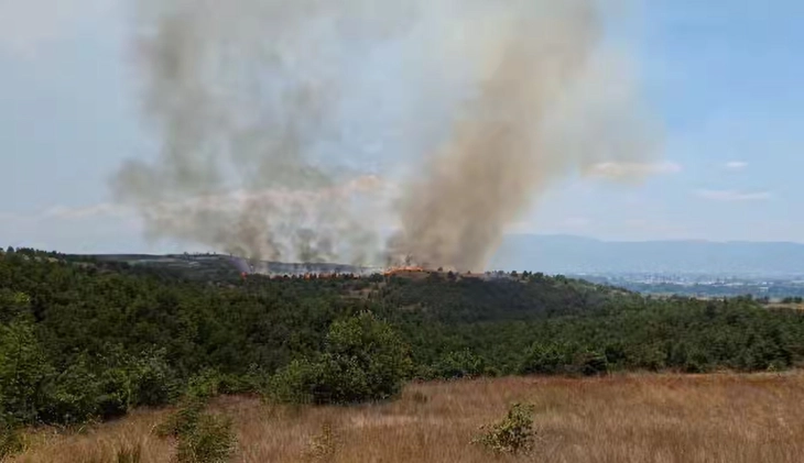 ЦУК: Пожарот кај Василево се шири кон селата Сушево и Злеово