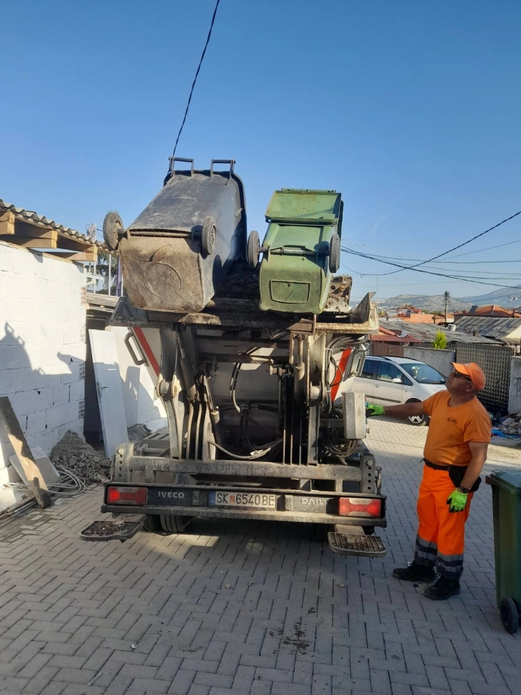 Во општина Шуто Оризари во јуни подигнати и транспортирани 600 тони комунален отпад од домаќинствата