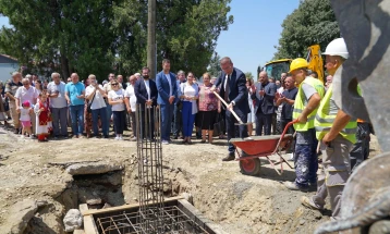 Поставен камен-темелник на новата детска градинка „11 Октомври“ во населбата Бутел