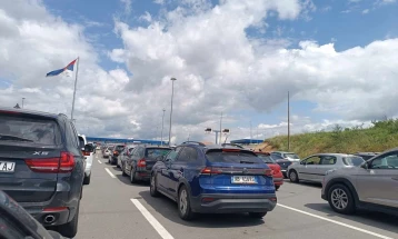 Traffic: Up to 40-minute wait at Bogorodica border crossing, 30-minute wait at Tabanovce