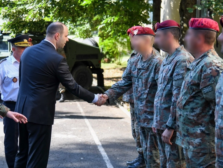Мисајловски во посета на припадниците на баталјонот за Специјални сили – Волци: Вие сте инспирација и херои на нашата нација
