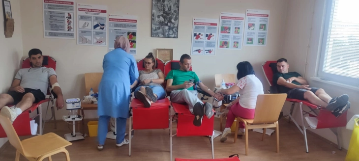 Крводарителска акција со собрани 79 крвни единици во Делчево